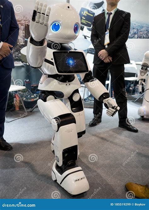 Humanoid Robot Demonstration At The Consumer Electronic Show Ces 2020