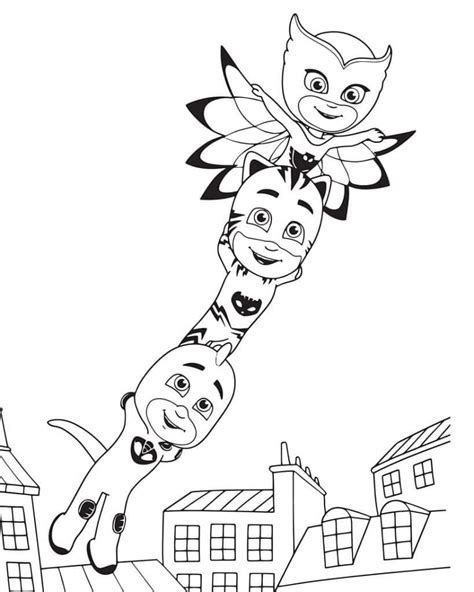 Pj Masks Coloring Pages Halloween Hot Sex Picture