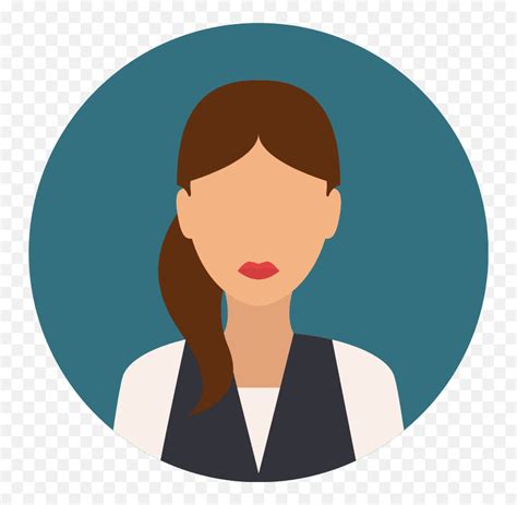 Woman Profile Icon Flat Woman Icon Pngwomen Face Png Free