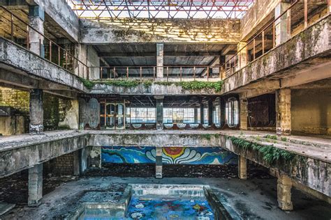 Abandoned Soviet Era Sanatorium Architecture In Tskaltubo Georgia By