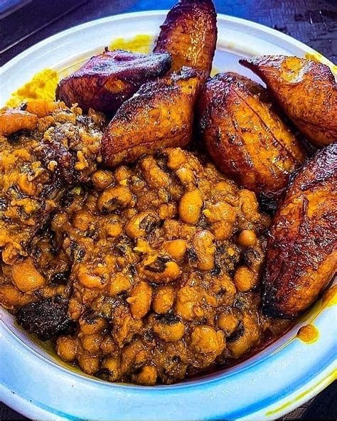 1402 Likes 32 Comments Ghanapeople On Instagram “beans Stew And Fried Plantain Red Red