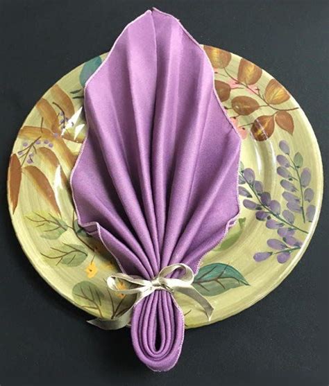 Autumn Leaf Napkin Fold In Just 6 Steps The Bright Ideas Blog