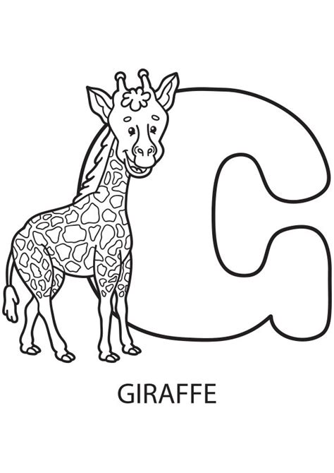 Animal Alphabet Font Coloring Pages For Kids On Coloring