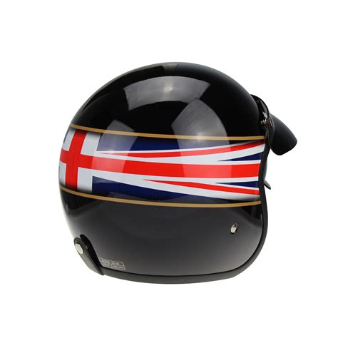 Fashion british union jack british motorcycle helmet. Viper RSV06 Union Jack Retro Open Face Helmet Motorcycle ...