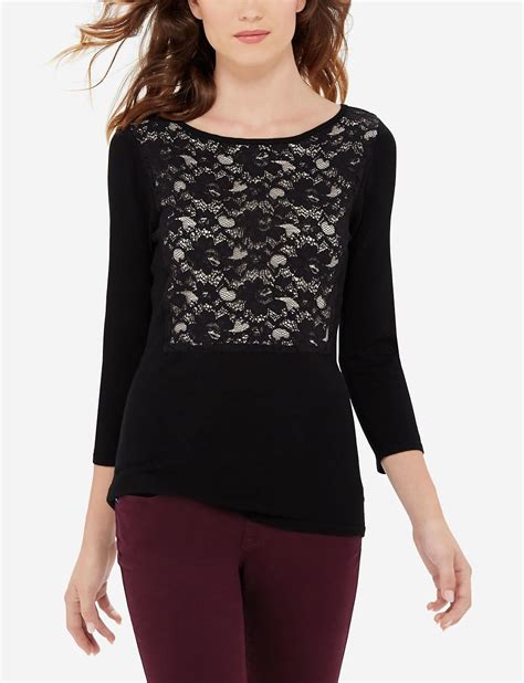 Lace Front Sweater Womens Sweaters And Cardigans The Limited With