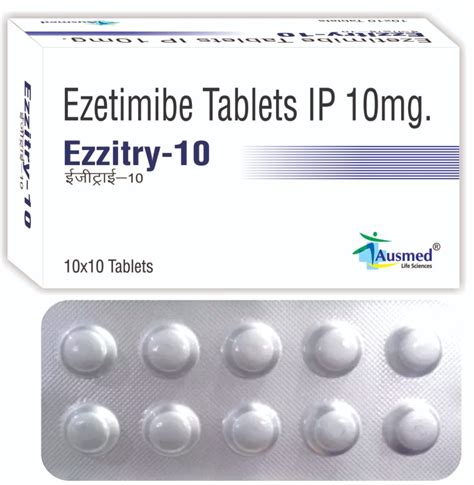 Ezzitry Ezetimibe Tablets Ip Mg Ausmed Treatment Used To Treat High Cholesterol At Best