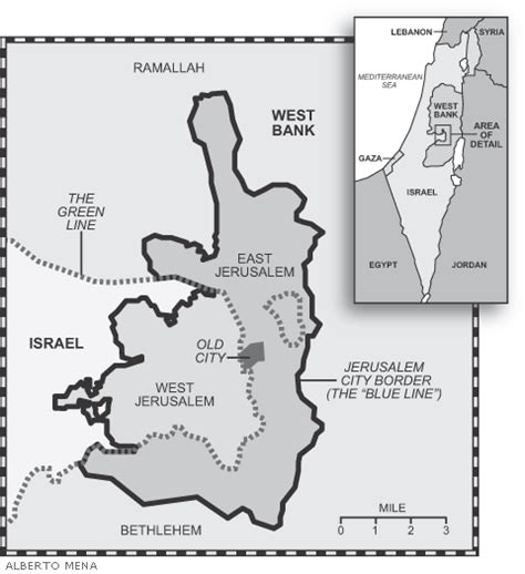 East Jerusalem Map Map Of East Jerusalem Today Page 1 Line 17qq Com