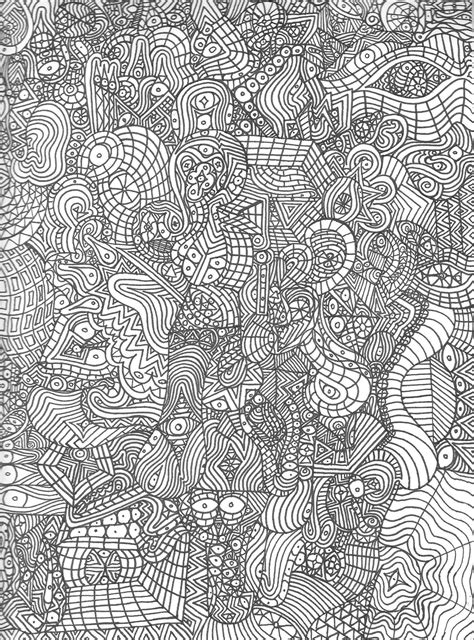 Trippy Detailed Psychedelic Coloring Sheet For Adults And Kids Etsy
