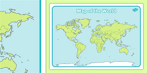 Free World Map Outline World Map Printable Resource Ks12