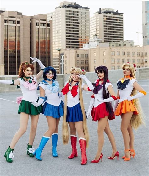 Sailor Moon Cosplay Grupal Presenta A Todas Las Sailor Scouts Senpai