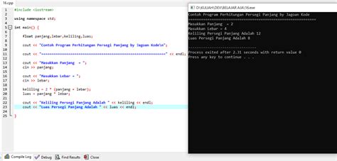 Contoh Program C Menghitung Luas Kubus Kelas Programmer Riset