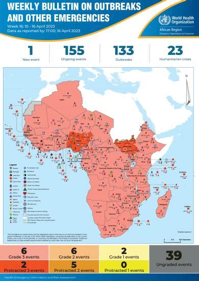 Outbreaks And Emergencies Bulletin Week 16 10 16 April 2023 Who Regional Office For Africa