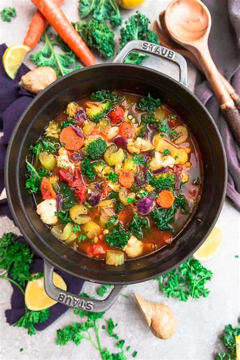 I will say that one of the best things about this soup recipe is that you can make it ahead of time and use it as part of your meal prep for the week. Detox Vegetable Soup Recipe | Best 30 Minute Homemade ...