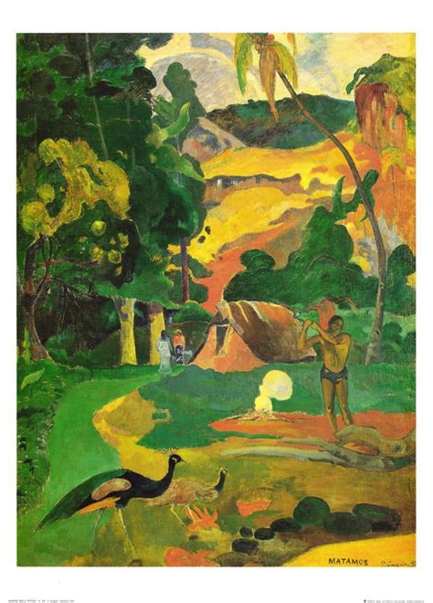 Matamoe Art Print By Paul Gauguin 195x275