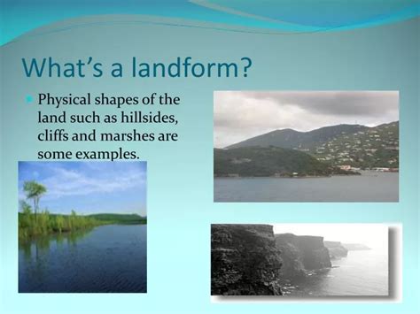 Ppt Whats A Landform Powerpoint Presentation Free Download Id