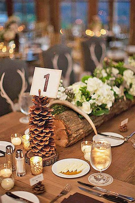 Winter Wedding Decorations Thanksgiving Table Settings Elegant