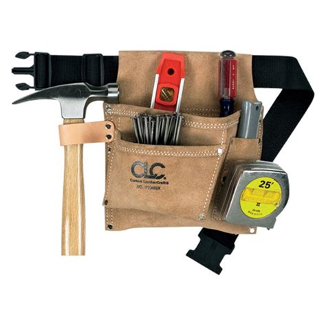 This is a tool belt system for left handed people. CLC Work Gear® IP489X - 3-Pocket Tool Pouch with Poly Web ...