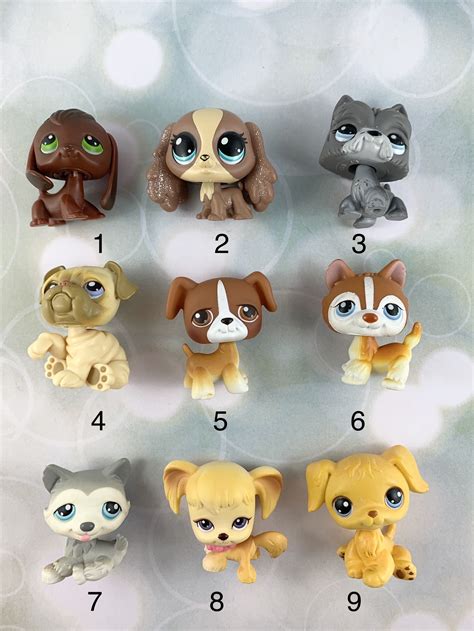 Retired Littlest Pet Shop Dogs Dogs And More Dogs You Etsy Canada
