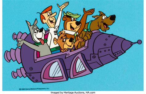 Funtastic World Of Hanna Barbera Multi Character Rocket Ride Lot