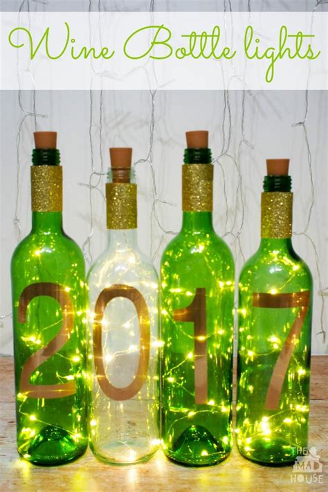 Simple New Year Craft - DIY Wine Bottle Lights | Lighted wine bottles, Wine bottle diy, Bottle ...