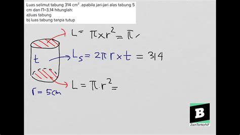 Cara Mengerjakan Luas Permukaan Tabung Beinyu Com