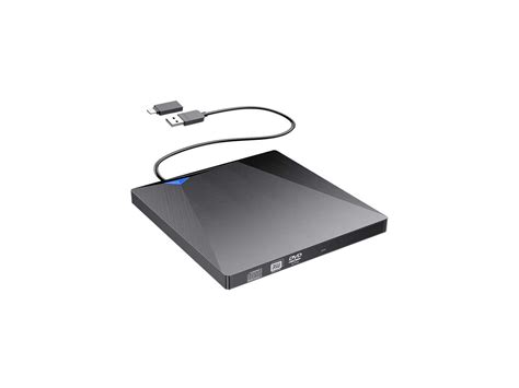 External Dvd Drive For Laptop Portable High Speed Reader