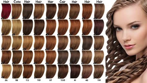 Braiding hair color chart