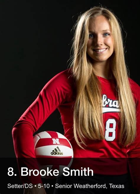 Pin By Bill Glaser On Husker Volleyball Bra Brooke Smith Weatherford