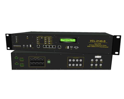 VCL-2145-D, GPS / GNSS, Primary Reference Clock, PTP Grandmaster and NTP Server
