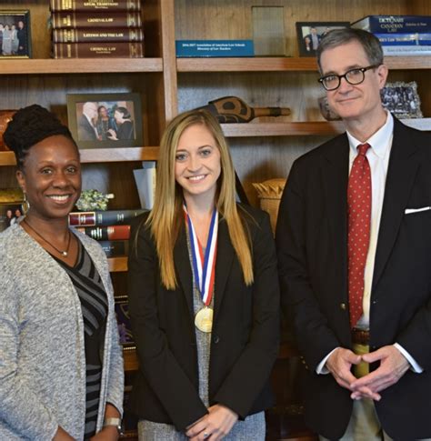 Auwcl Student Awarded American Bankruptcy Institute Medal For