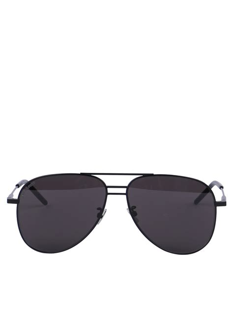 Iconic Black Ysl Aviator Sunglasses Saint Laurent Factory54