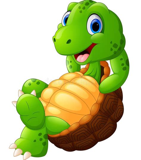 Cute Turtle Cartoon Stock Vector Illustration Of Character 63089759