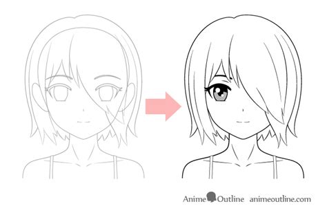 Simple Anime Drawing Tutorial How To Drawing Anime Step By Step