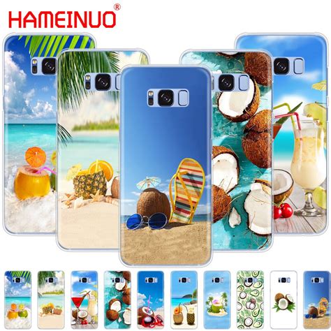 Hameinuo Coconut Beach Fruit Juice Summer Cell Phone Case Cover For
