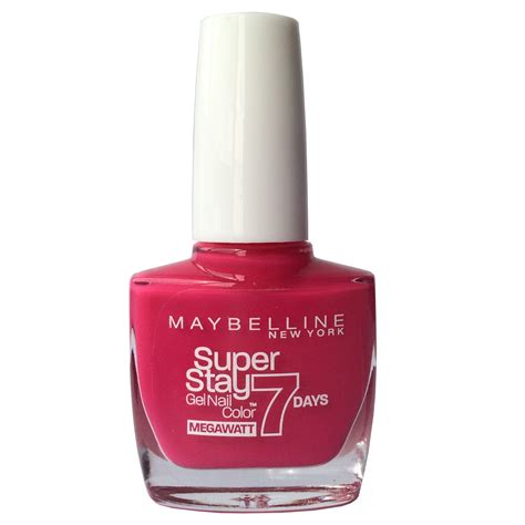 maybelline superstay 7 days gel nail polish 190 pink volt