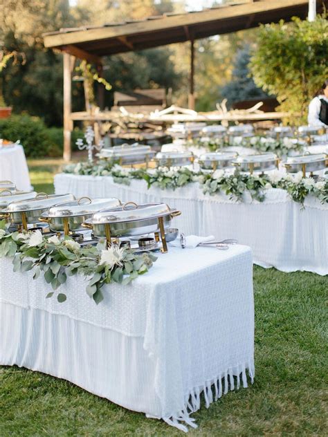 Make Your Wedding Buffet Feel Less Like A Cafeteria With A Little Extra
