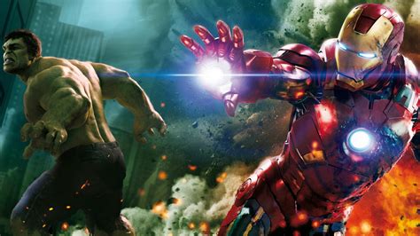 🥇 Iron Man Explosions Action The Avengers Movie Wallpaper 64868