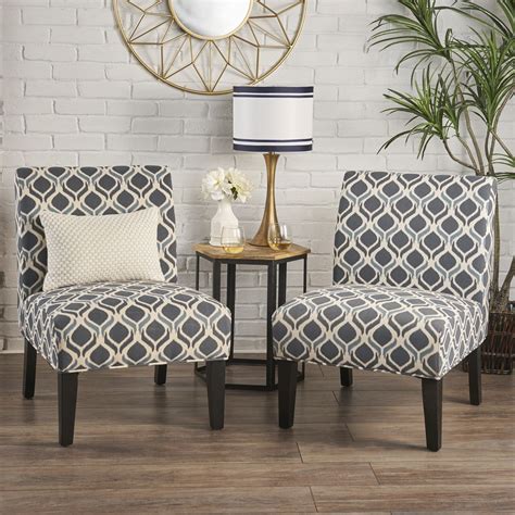 Accent chairs are a great way to add a pop of color and personality to your living room, and these are some of the most stylish finds you'll see. Accent Chairs For Living Room Set Of 2 Soft Sturdy Armless ...