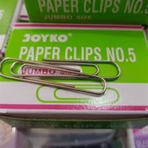 Trigonal Clip No 5 Jumbo Paper Clip No 5 Joykokodai Shopee Indonesia
