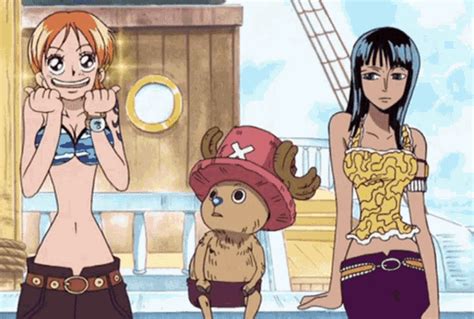 Chopper Nami Gif Chopper Nami Nico Robin Discover Share Gifs