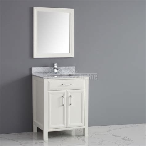 Find bathroom vanities for your home. Calais 28 White