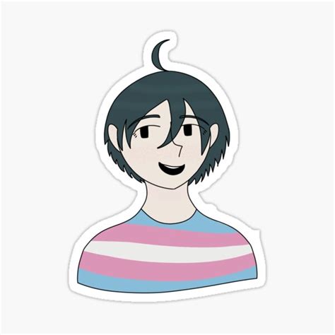 Trans Shuichi Saihara Sticker For Sale By Jallox Redbubble