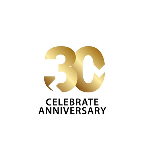 30 Year Anniversary Vector Hd Images 30 Years Anniversary Celebrate