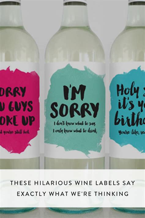 These Hilarious Wine Labels Say Exactly What We Re Thinking Funny Wine Labels Wine And T
