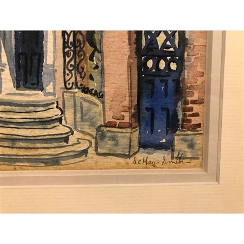 1950s Charleston Watercolor By Edith Demay Smith Chairish