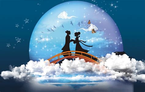 Literally the night of sevens), also known as magpie festival, falls on the seventh day of the seventh lunar month on the chinese calendar; Romantic Qi Xi Festival - Taobao FOCUS