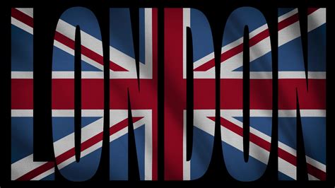 Bandera Del Reino Unido Con Máscara De Londres 1805104 Vídeo De Stock