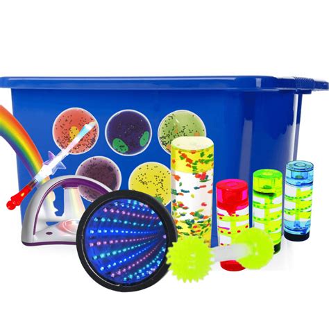 Complete Sensory Play Sense Boxes Sight Sound Tactile And Smell