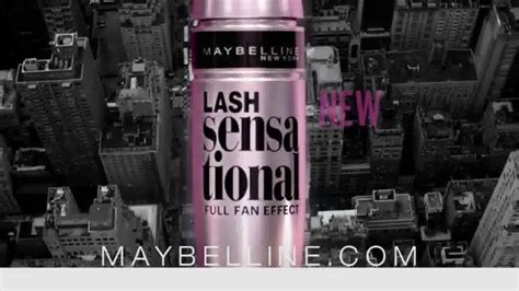 Maybelline New York Lash Sensational Mascara Tv Spot Full Fan Effect