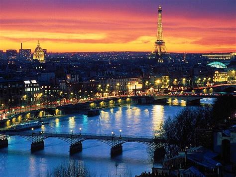 World Visits Paris At Night Attractions